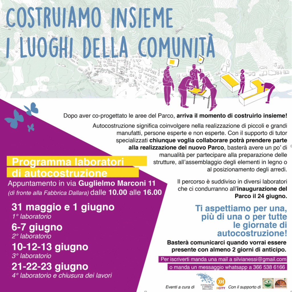 Costruiamo insieme i luoghi della comunità