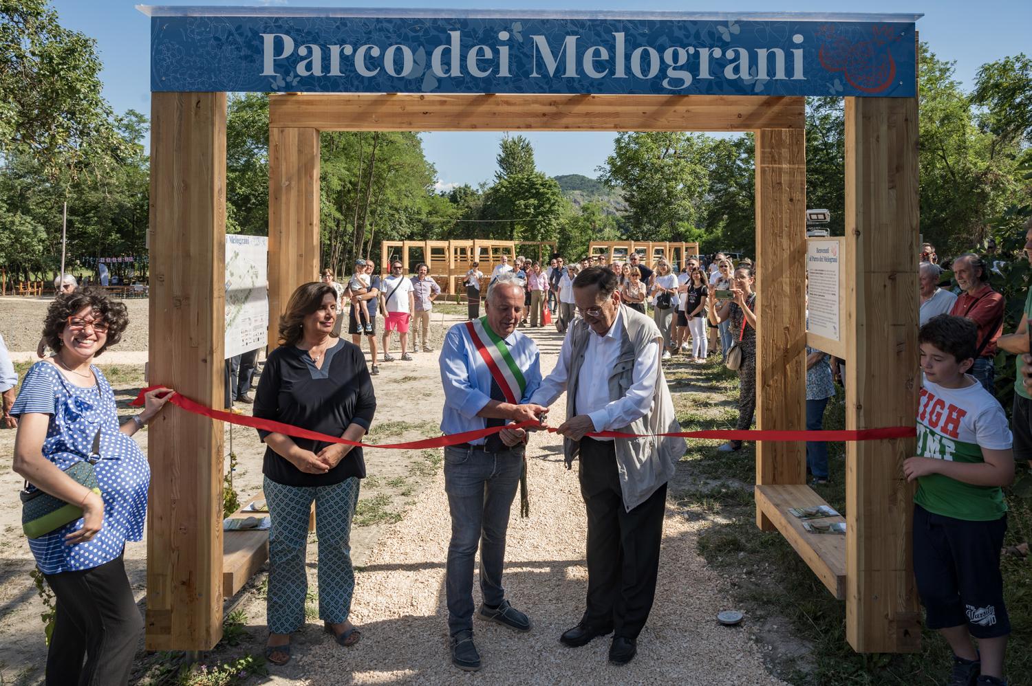 Inaugurazione del Parco dei Melograni