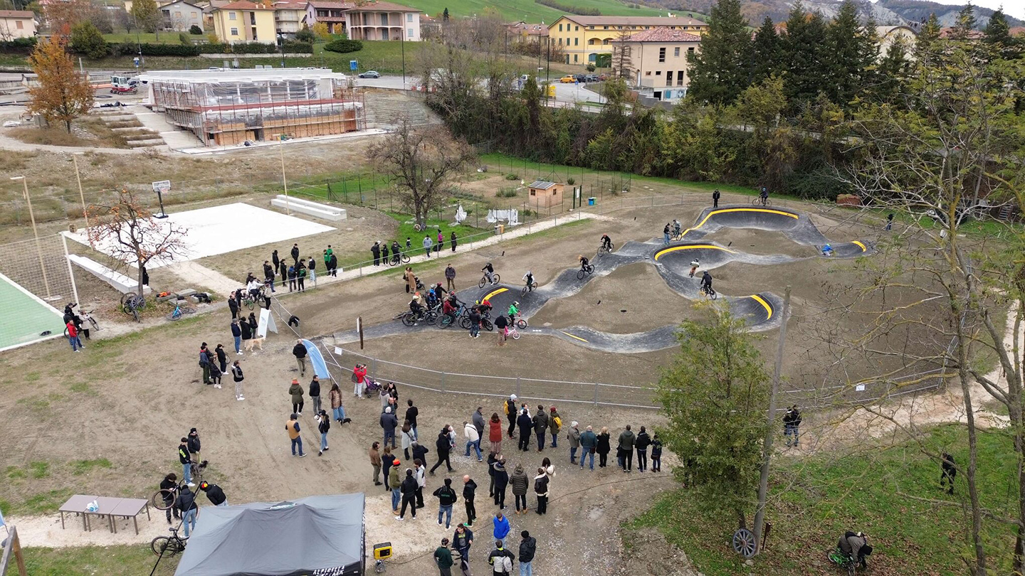 Pump-track parco dei melograni