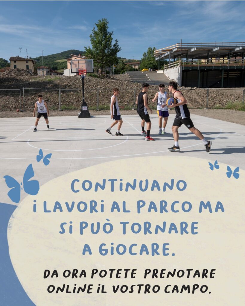 Tornano accessibili i campi del Parco dei Melograni