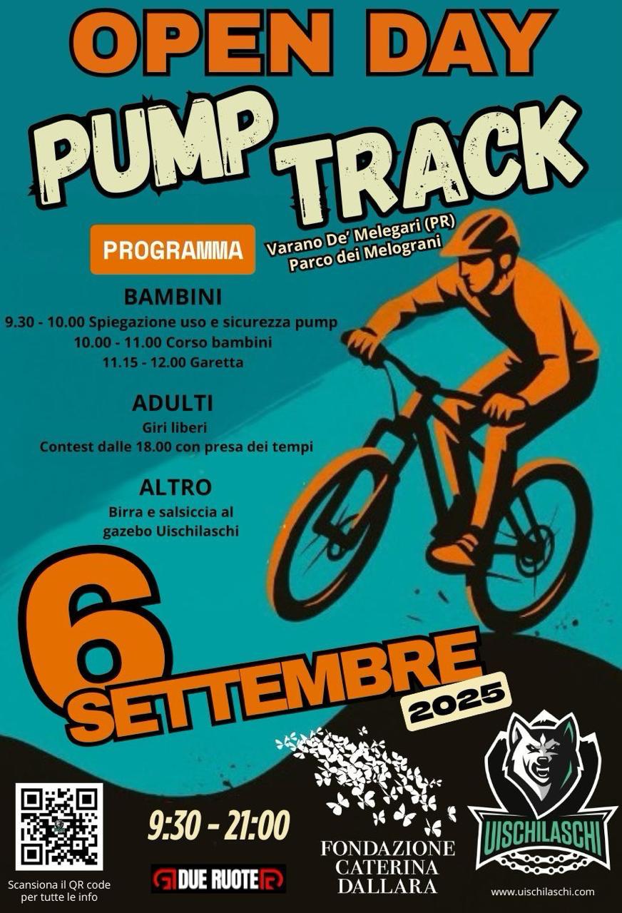 Open Day Pump Track 6 settembre
