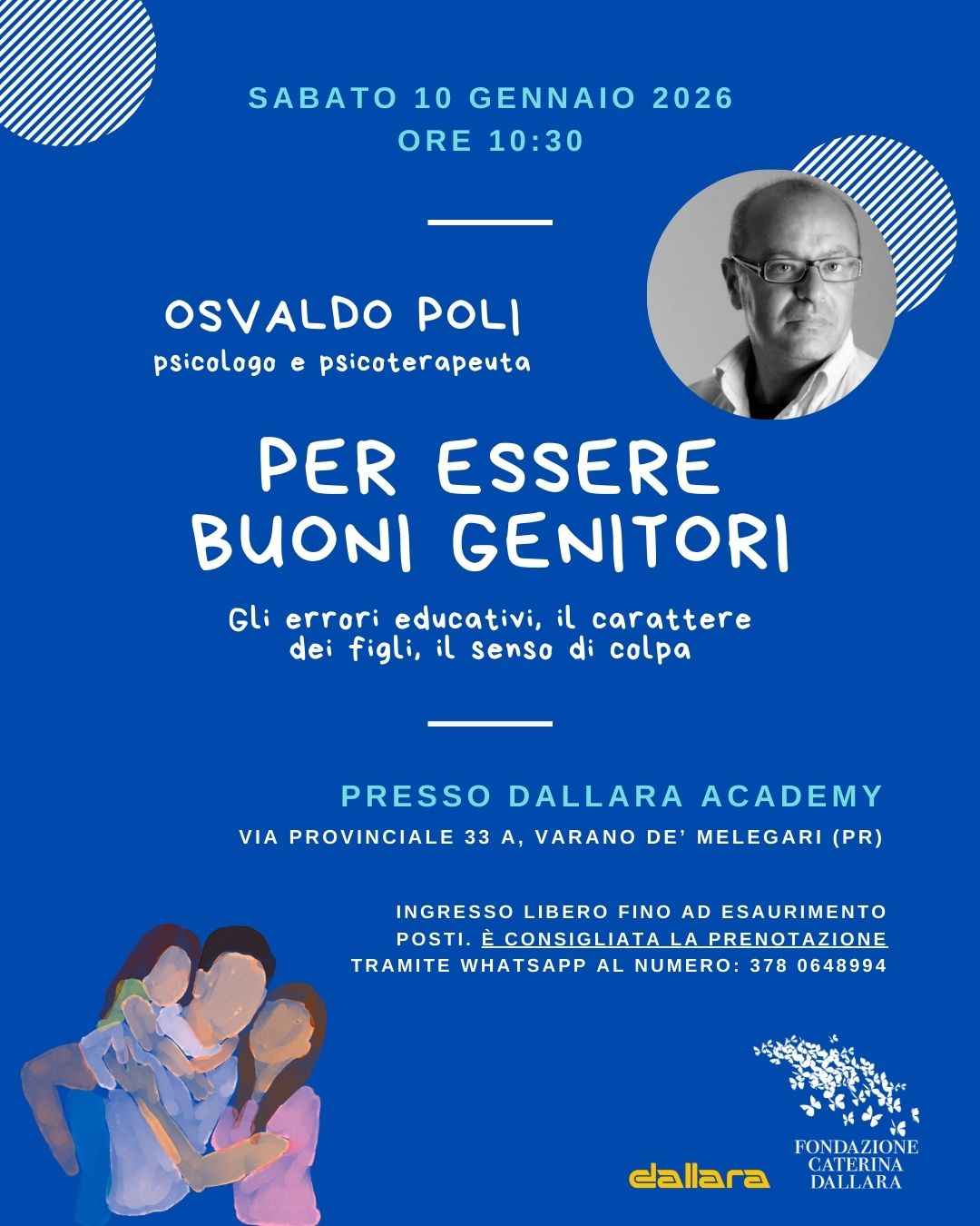 Essere buoni genitori - Osvaldo Poli a Varano de' Melegari