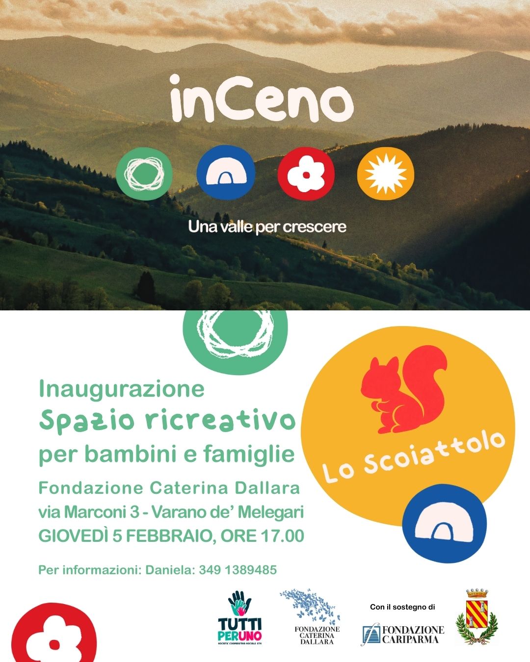 Inaugurazione spazio ricreativo Varano, Fondazione Caterina Dallara