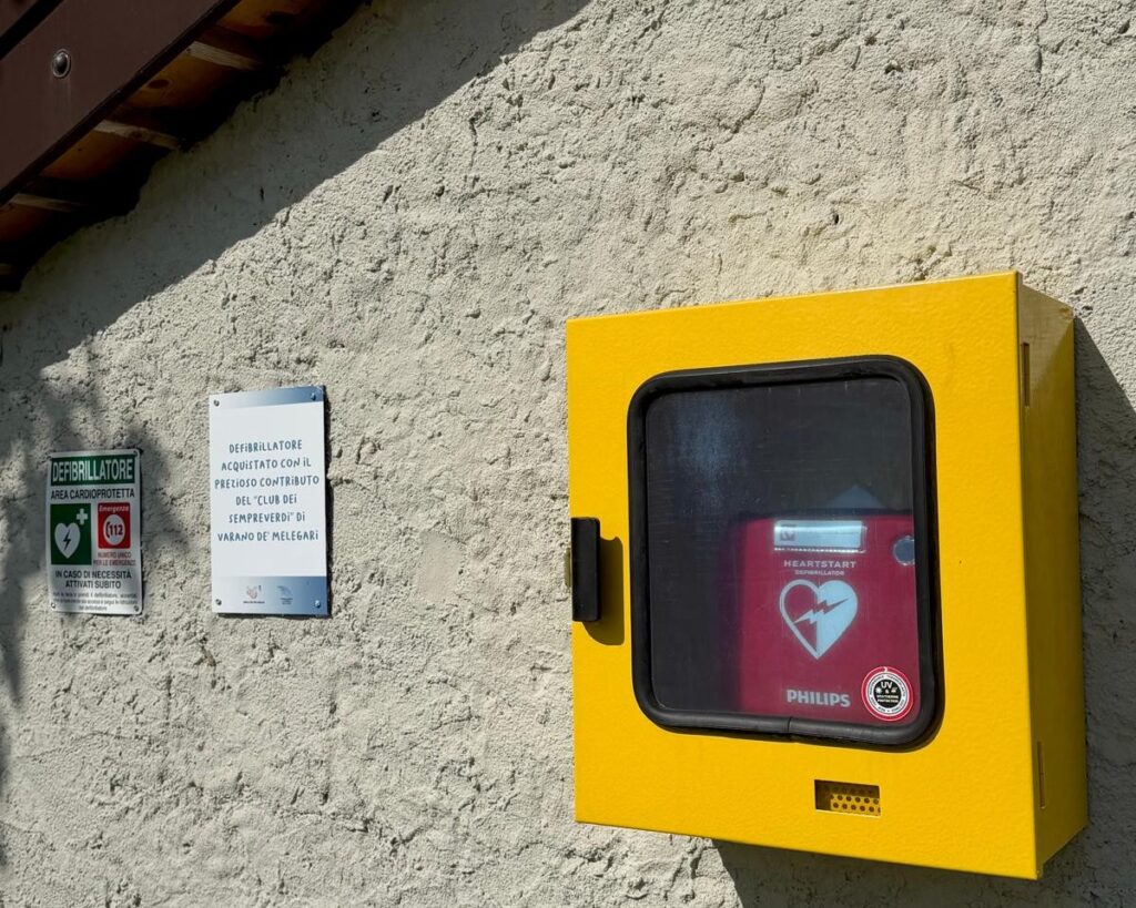 Al Parco dei Melograni arriva un defibrillatore per la comunità