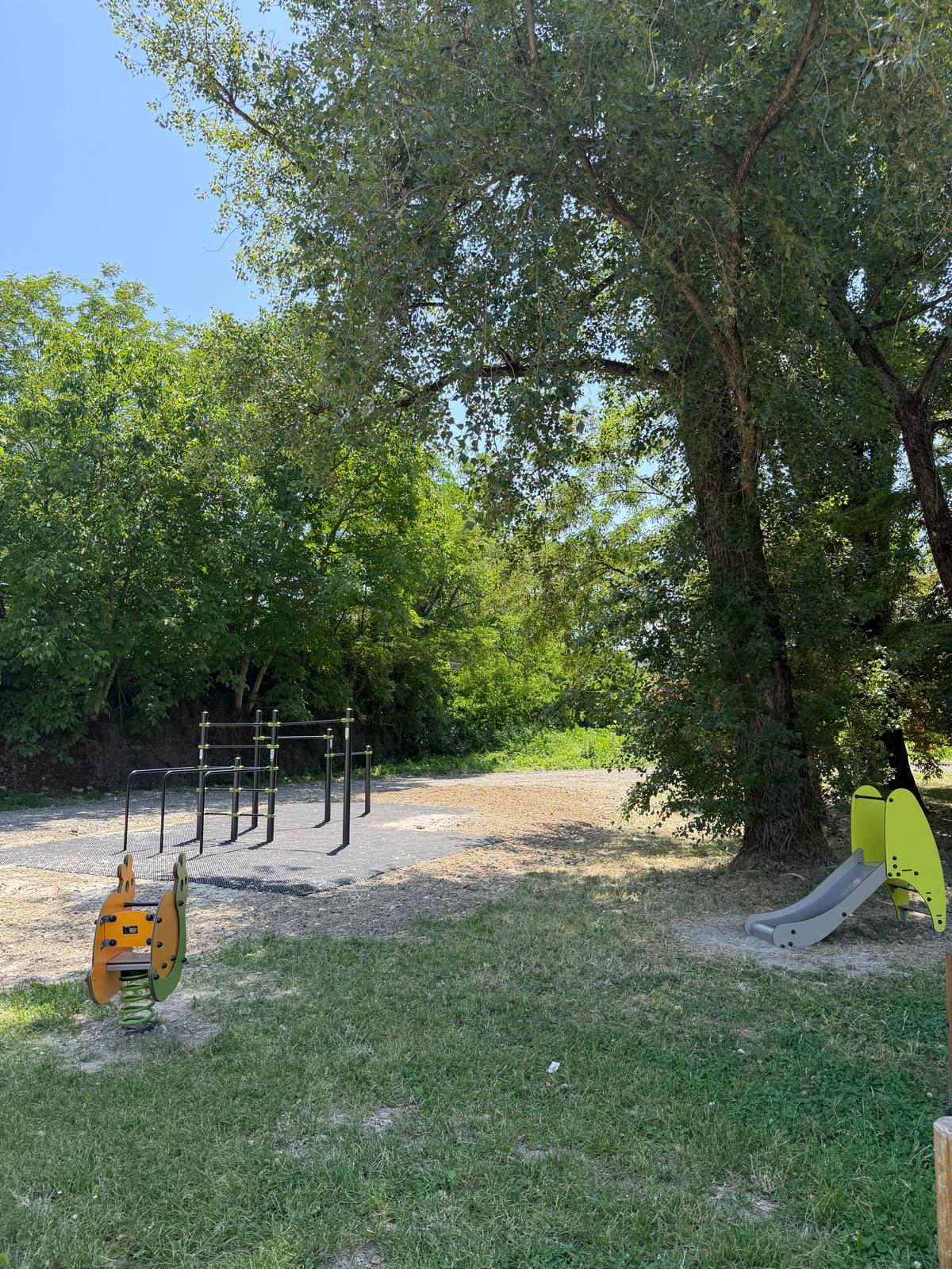Nuove attrezzature al Parco dei Melograni