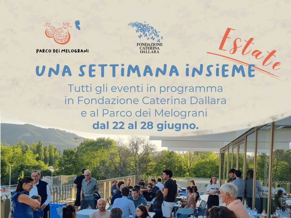 Gli appuntamenti in Fondazione dal 22 al 28 giugno