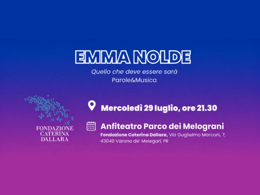 Parole e musica al Parco dei Melograni con Emma Nolde