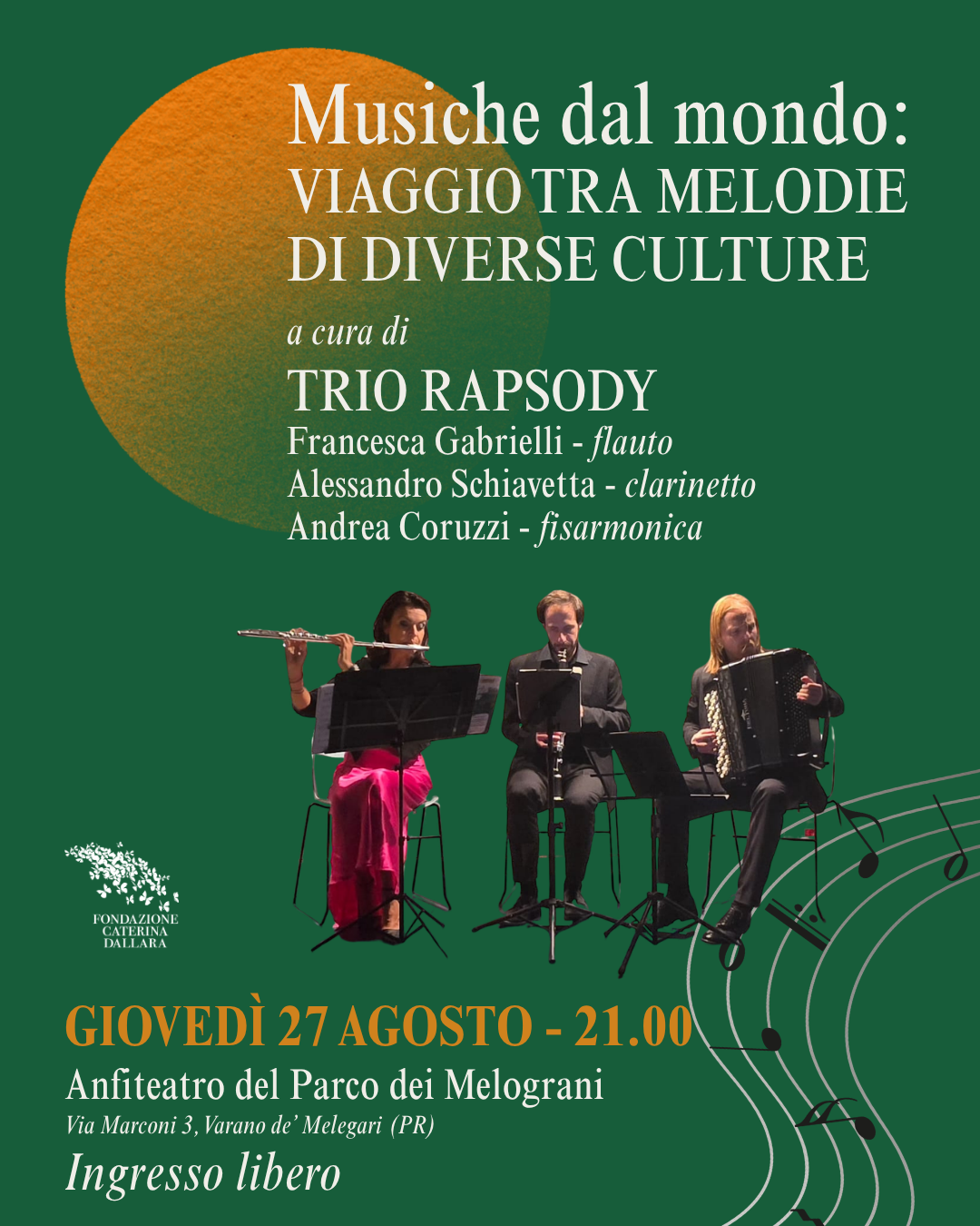 Concerto Trio Rapsody Parco dei Melograni