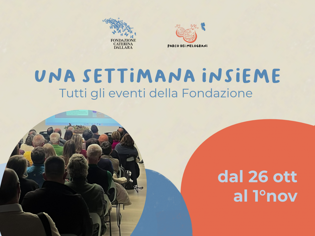 Gli appuntamenti in Fondazione dal 26 ottobre al 1° novembre